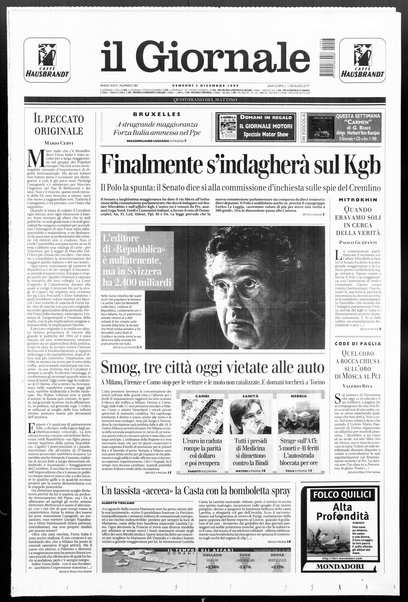 Il giornale : quotidiano del mattino